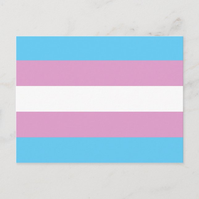 Trans Pride Flag - (2) Postcard (Front)