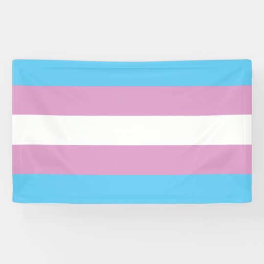 Trans Pride Flag Banner | Zazzle.co.uk