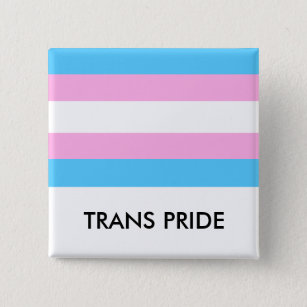 Trans Pride Flag Button
