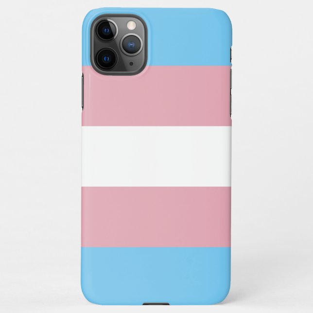 Trans Pride Flag iPhone Case (Back)