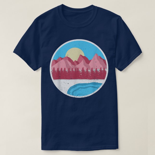 Trans Pride Flag Landscape Support Human Rights590 T-Shirt (Design Front)