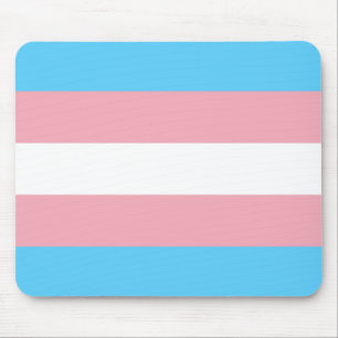 Trans Pride Flag Mouse Mat