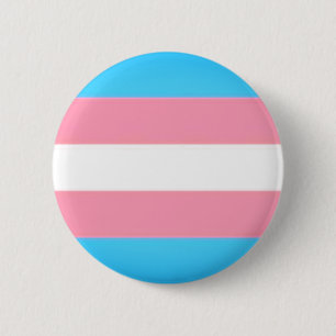 Trans Pride Flag Pin Button (Blue/Pink/White)