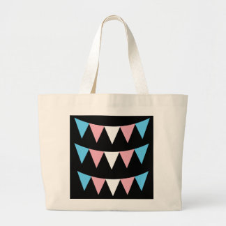 Trans Pride flag tote bag
