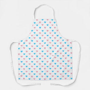 Trans Pride Hearts Apron