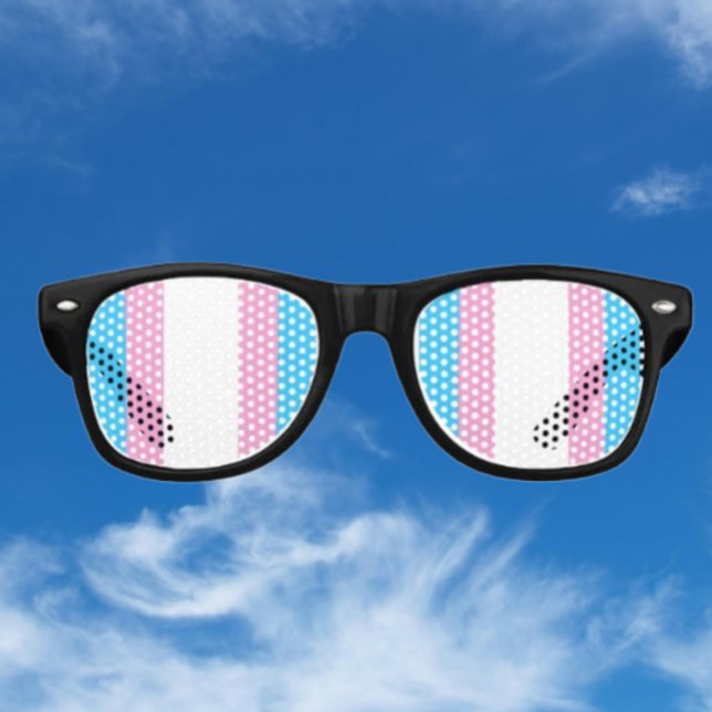 Trans Pride Lens Party Sunglasses (Creator Uploaded)