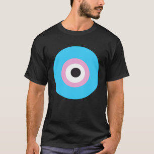 Trans Pride LGBTQ Cute Evil Eye LGBT Subtle Transg T-Shirt