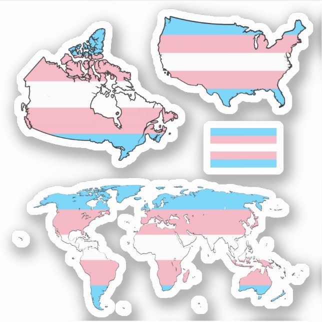 Trans Pride Maps I (Front)