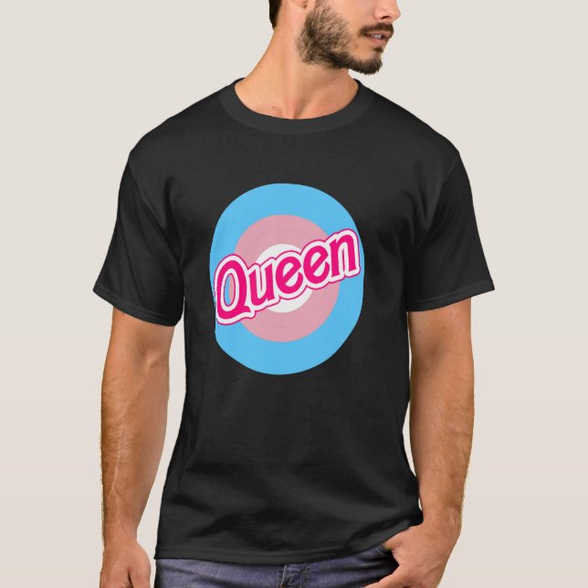Trans Pride Mod Target - Trans Pride Flag Bullseye T-Shirt (Front)