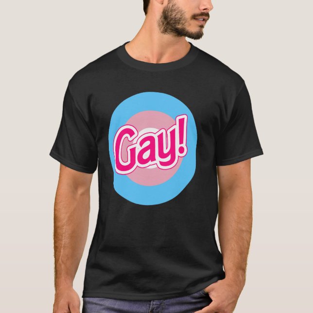 Trans Pride Mod Target - Trans Pride Flag Bullseye T-Shirt (Front)