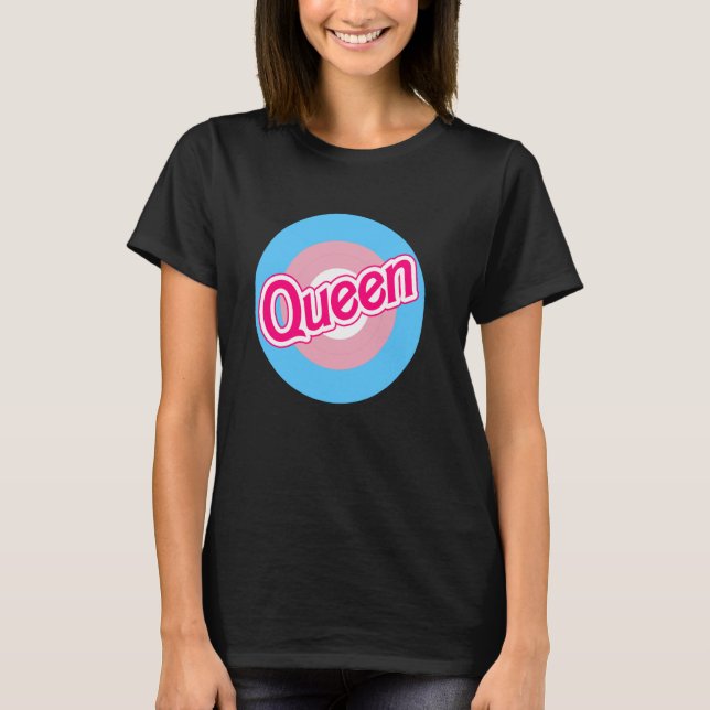 Trans Pride Mod Target - Trans Pride Flag Bullseye T-Shirt (Front)