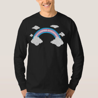 Trans Pride Month Lgbtq Transsexual Flag Rainbow T T-Shirt