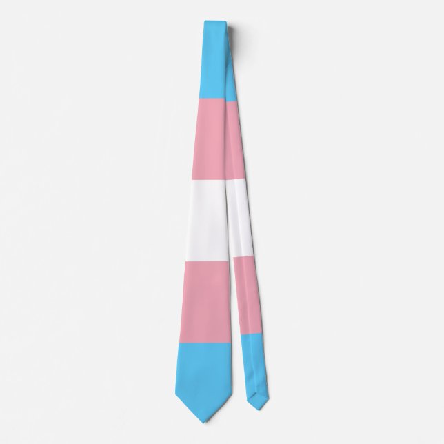 Trans Pride Neck Tie (Front)