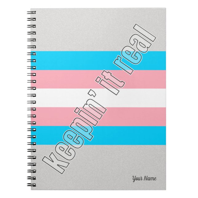 Trans Pride Notebook (Front)