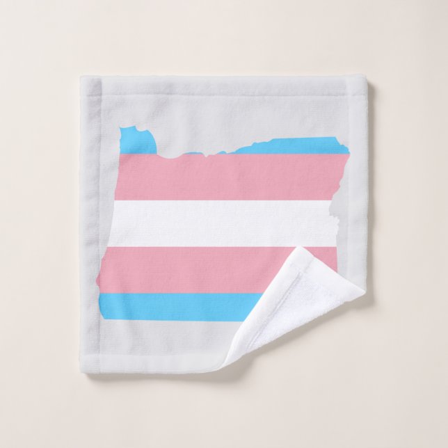 Trans Pride Oregon Wash Cloth (Wash Cloth)