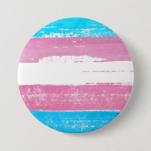 Trans Pride Paint 7.5 Cm Round Badge