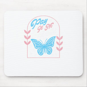 Trans Pride Pay It No Mind Transgender Rights Tran Mouse Mat