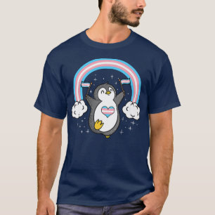 Trans Pride Penguin Transgender Pride T-Shirt
