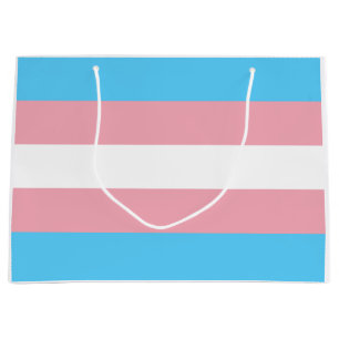 Trans Pride (Transgender Pride) Flag Large Gift Bag