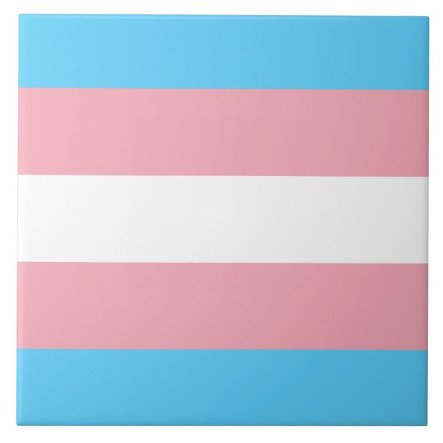 Trans Pride (Transgender Pride) Flag Tile (Front)