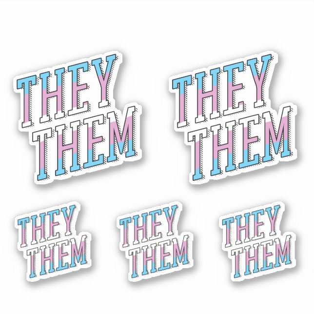 Trans Pronouns They Them (Front)