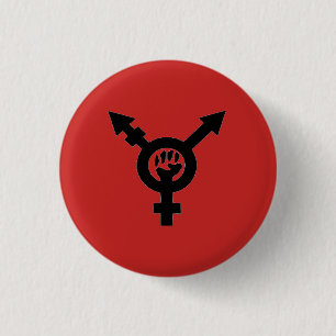 Trans Queer Feminist Communist Black Power 3 Cm Round Badge