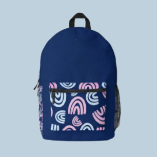 Trans Rainbows Blue Backpack