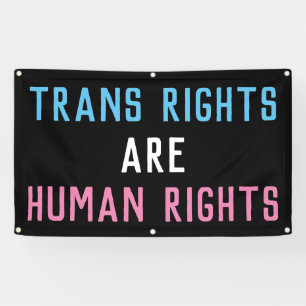 Trans Rights are Human Rights Banner