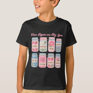 Trans Rights Are My Jam Subtle Transgender Pride M T-Shirt