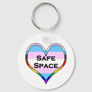 Trans Safe Space Keychain