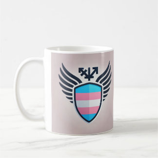 Trans shield mug. coffee mug
