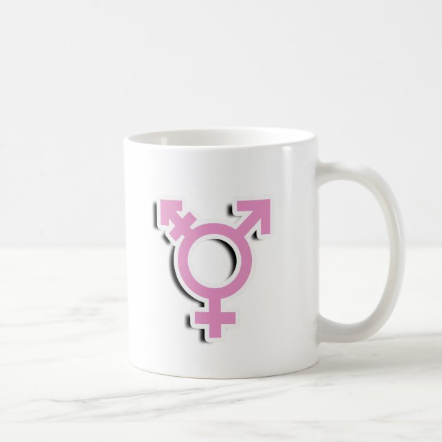 TRANS SYMBOL 3D COFFEE MUG (Right)