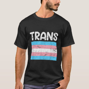 Trans Transgender Flag LGBT Transsexual Flag T-Shirt