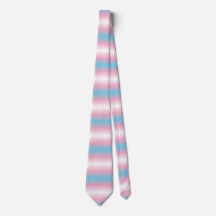 Trans Transgender Pride Flag Colours Tie