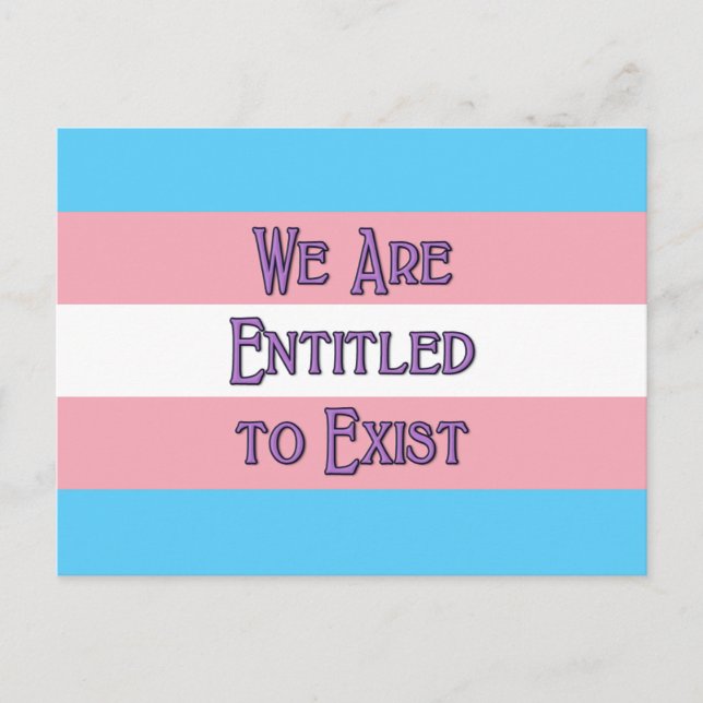 Trans We Are... Postcard (Front)