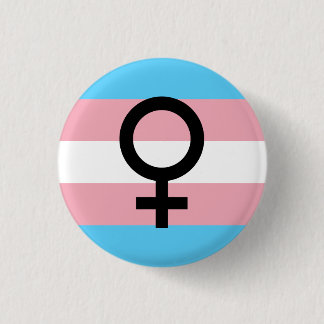 Trans Woman Pride 3 Cm Round Badge