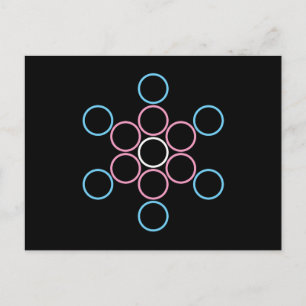 tranSacred circles Postcard
