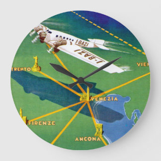 Transadriatica Navigazione Aerea Large Clock