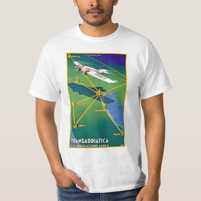 Transadriatica Navigazione Aerea T-Shirt (Front)