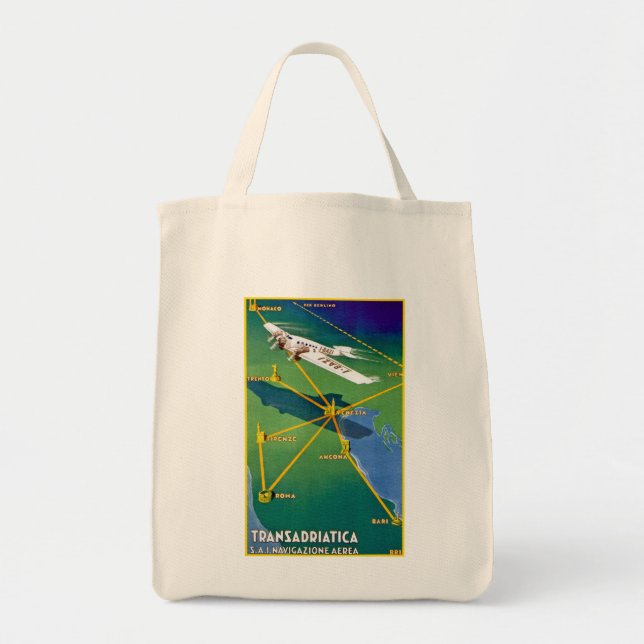 Transadriatica Navigazione Aerea Tote Bag (Front)