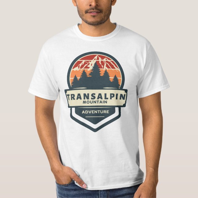 Transalpina mountain peak climbing and hiking T-Shirt (Front)
