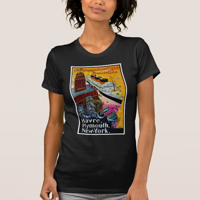 Transatlantic French Line T-Shirt (Front)