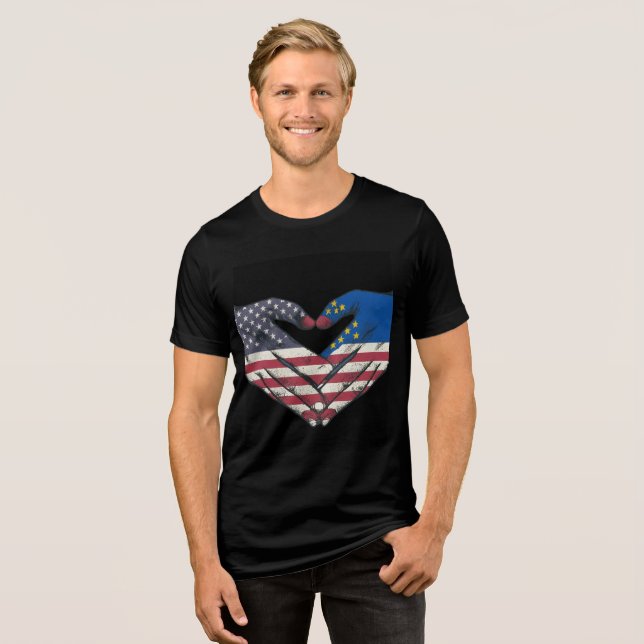 Transatlantic Unity Tri-Blend Shirt (Front Full)