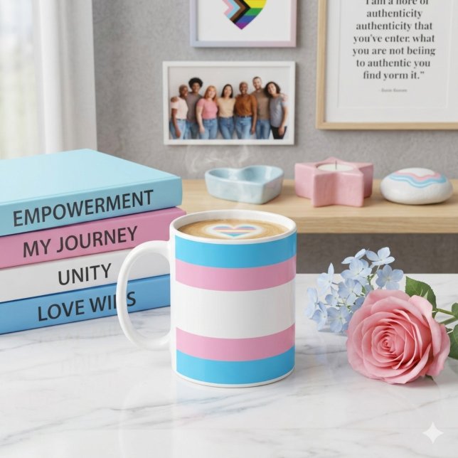 Transcend with Pride Coffee Mug (Creator Uploaded)