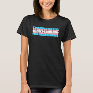 Transcendent Queer LGBTQ+ Transgender pride flag T-Shirt