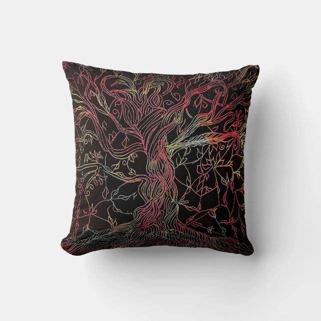 Transcending Ancestral Tree Cushion (Front)