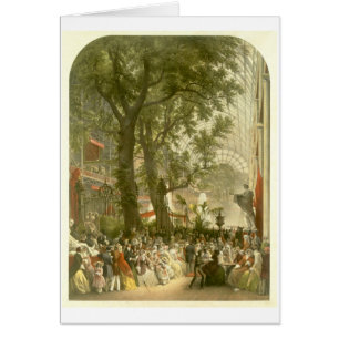 Transept of the Crystal Palace, 1851 (coloured lit