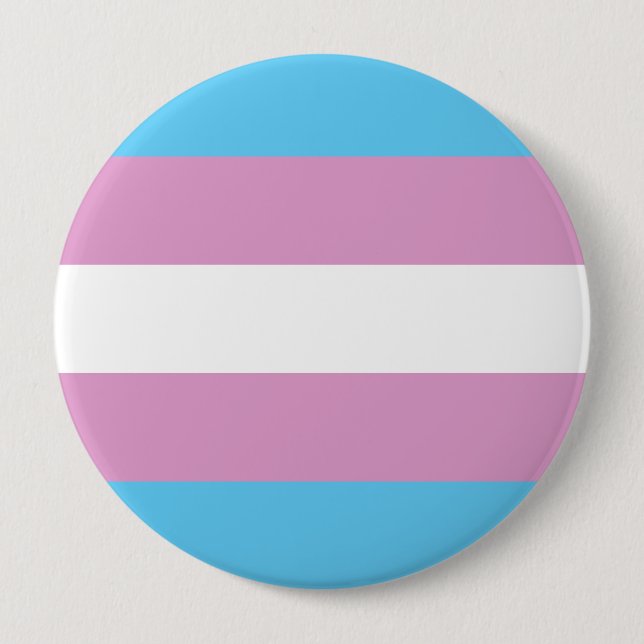 Transexual Pride 10 Cm Round Badge (Front)