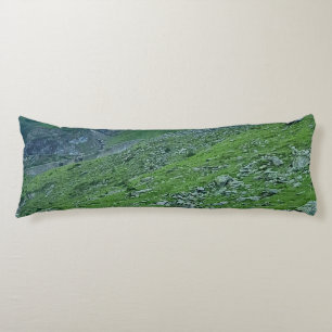 Transfagarasan Alpine Slope – Romania Photography Body Cushion