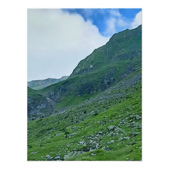 Transfagarasan Alpine Slope – Romania Photography Poster (Front)